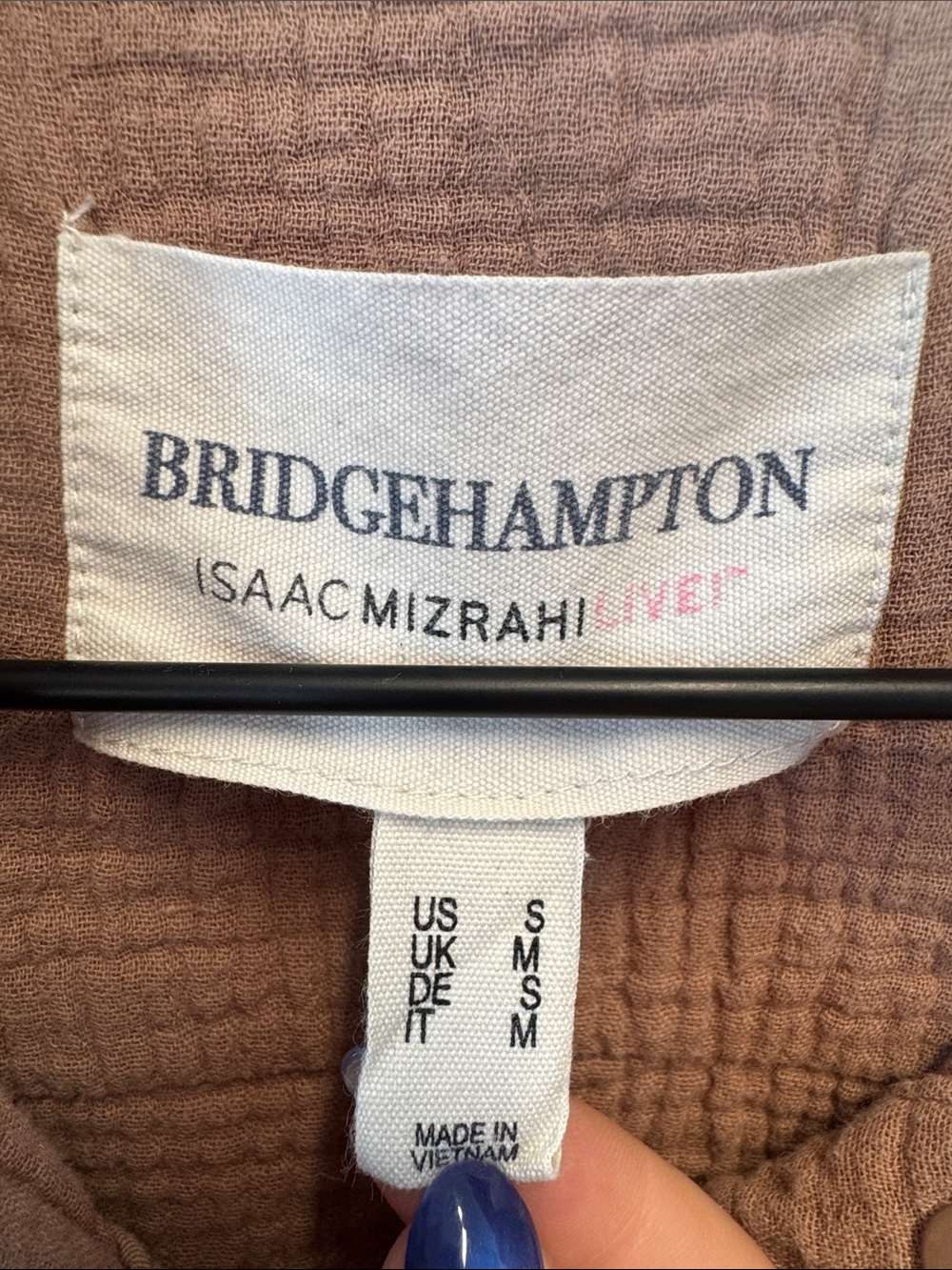Isaac Mizrahi Mauve-Brown Quilted Cotton Jacket N0381 - Picture 2 of 3